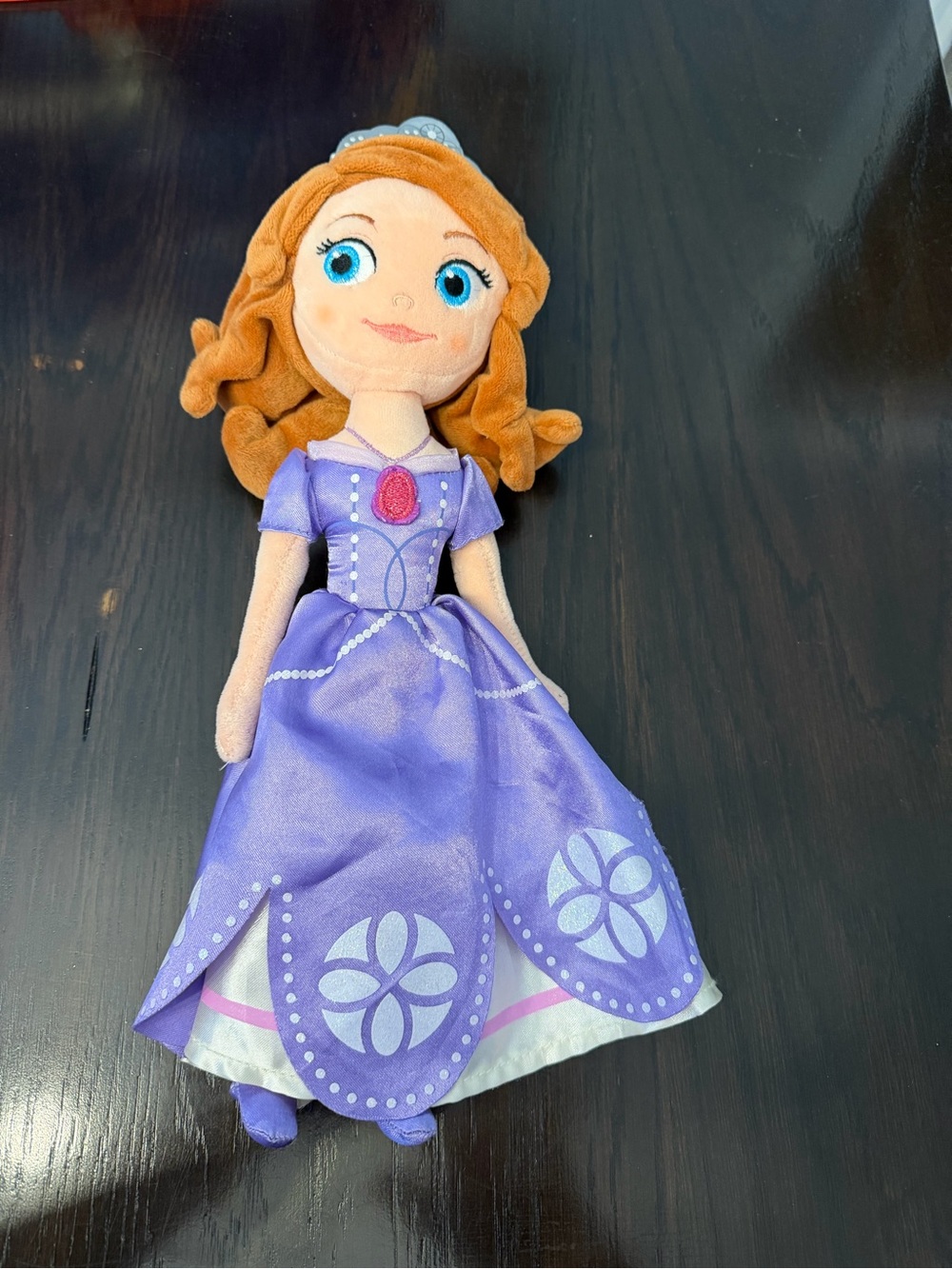 Purple Princess Sofia Doll Stuffed Animal - Soft Plush